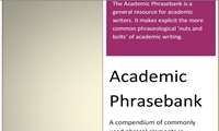 Introducing the book Academic Phrasebank